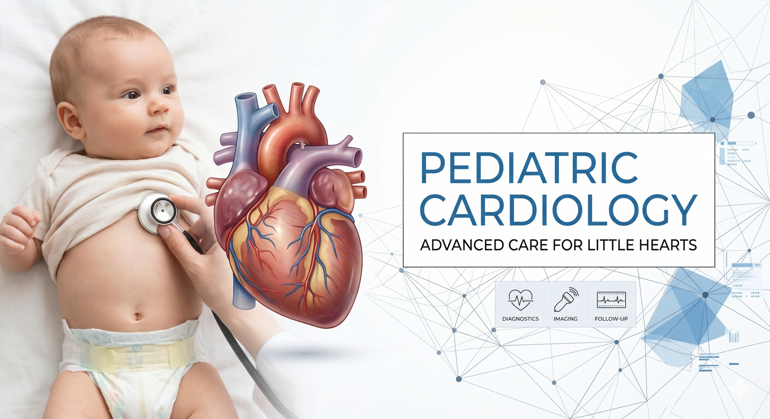 Pediatric cardiac care illustration